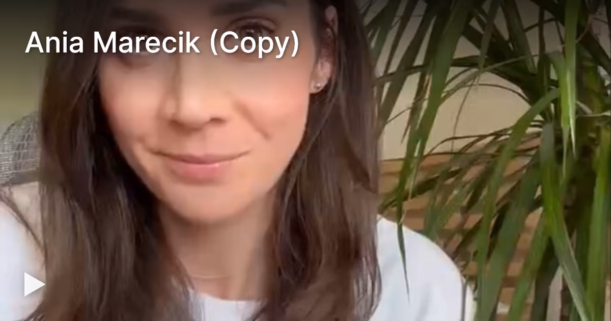 Kadr z opinii wideo: Ania Marecik