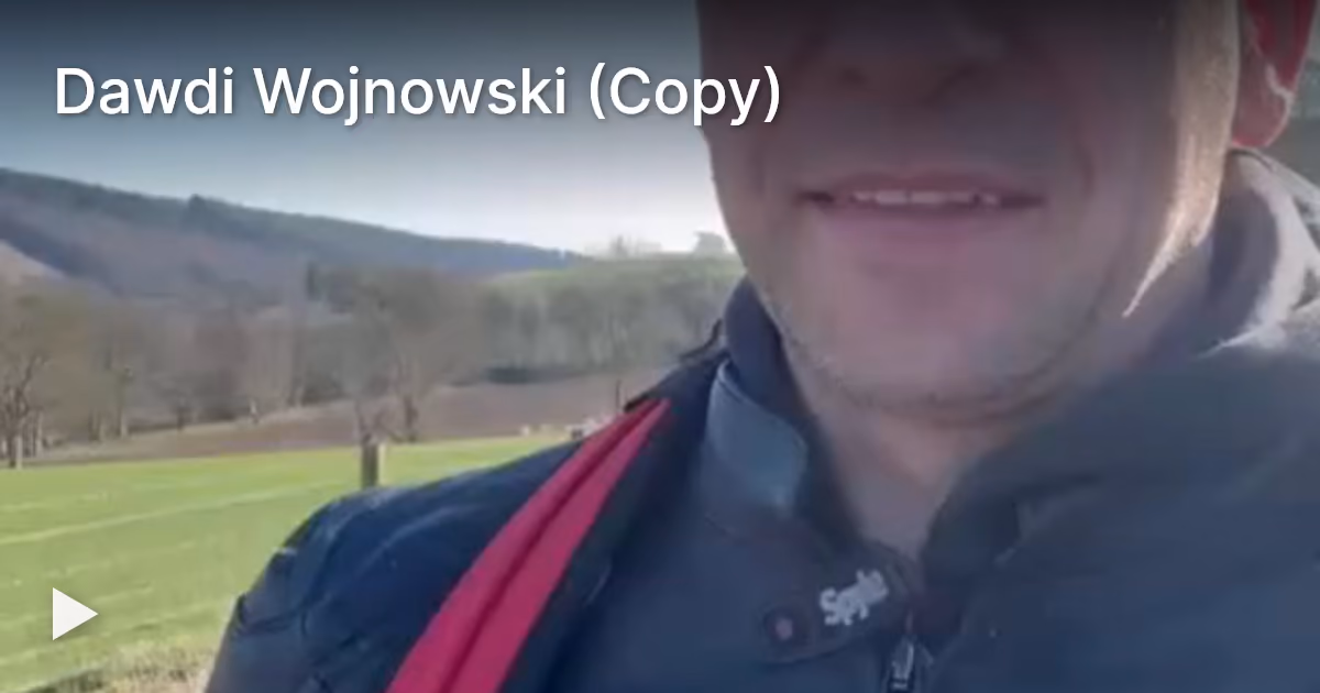Kadr z opinii wideo: Dawid Wojnowski