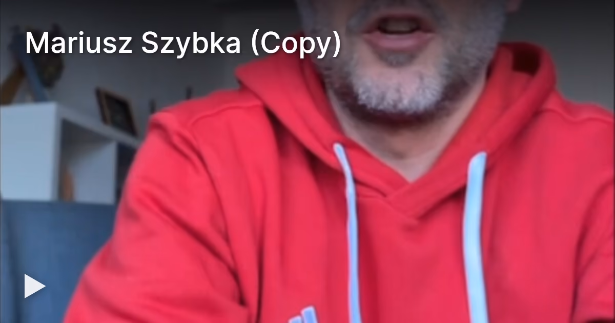 Kadr z opinii wideo: Mariusz Szybka