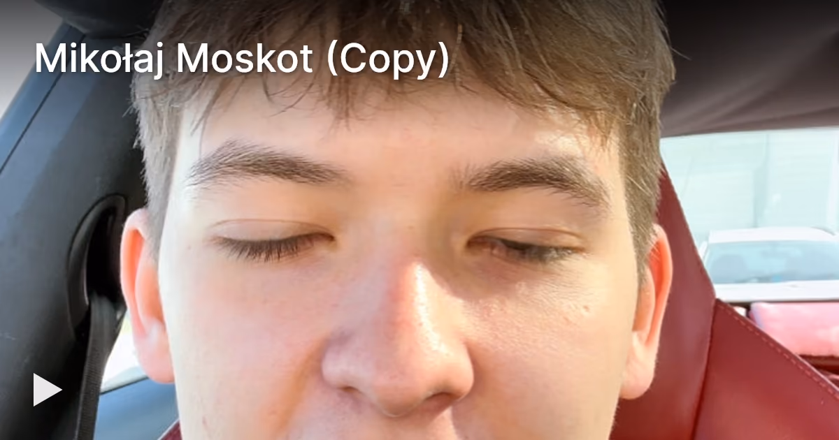Kadr z opinii wideo: Mikołaj Moskot