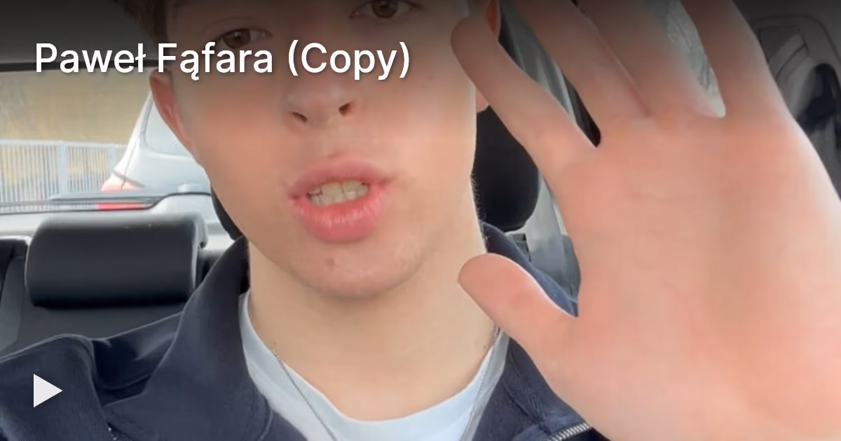 Kadr z opinii wideo: Paweł Fąfara